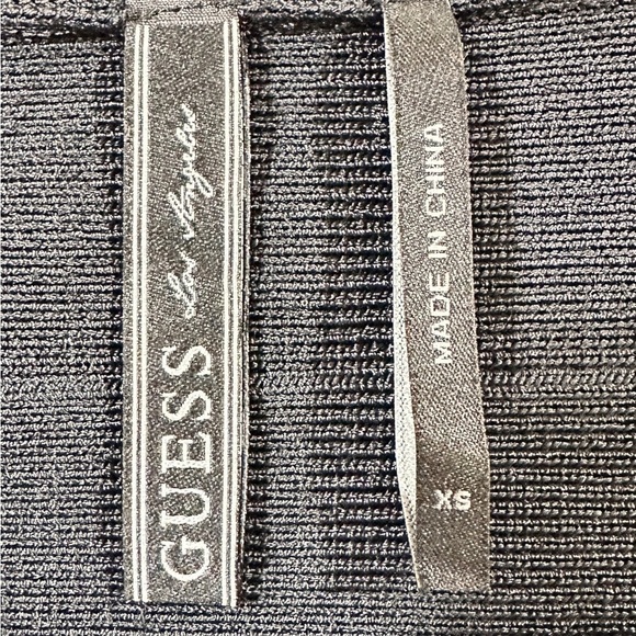 Black Guess Bandage Style Mini Skirt - Picture 4 of 6